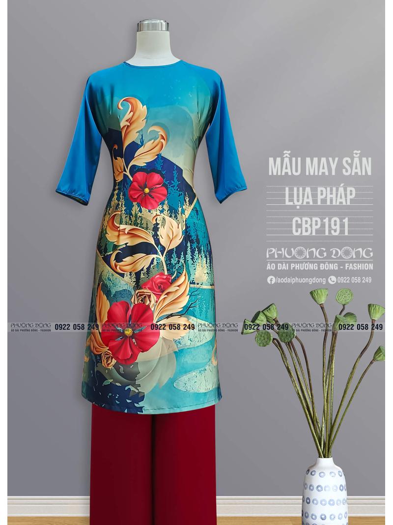 Áo Dài Cách Tân Lụa Pháp CBP191